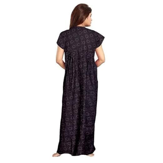 yozly women's cotton printed gown ankle length nighty free size (pack of 2) yozly women's cotton printed gown ankle length nighty free size (pack of 2)