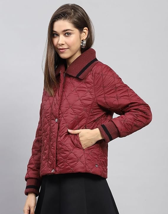 monte carlo womens embroidered wine collar full sleeve jacket monte carlo womens embroidered wine collar full sleeve jacket