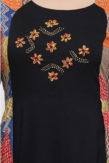 yash gallery women's rayon relaxed fit anarkali shrug style printed embroidered kurta yash gallery women's rayon relaxed fit anarkali shrug style printed embroidered kurta