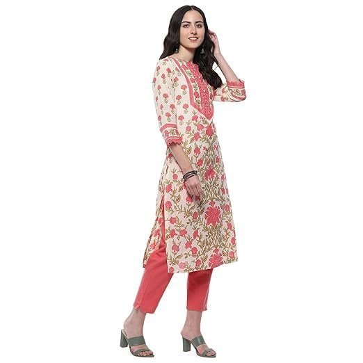 floral women cotton straight kurta floral women cotton straight kurta