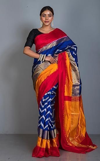 bengal looms india designer skirt border ikkat pochampally saree silk bengal looms india designer skirt border ikkat pochampally saree silk