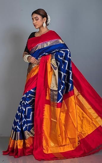 bengal looms india designer skirt border ikkat pochampally saree silk bengal looms india designer skirt border ikkat pochampally saree silk