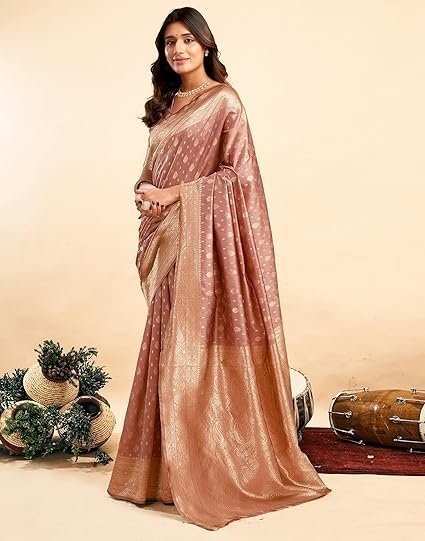 siril women's pure kanjivaram silk saree soft sarees banarasi style with blouse piece for wedding siril women's pure kanjivaram silk saree soft sarees banarasi style with blouse piece for wedding