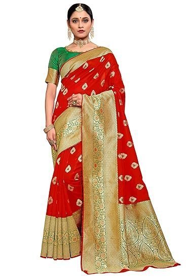glory sarees women’s banarasi silk saree with blouse piece (kara138 parent) glory sarees women’s banarasi silk saree with blouse piece (kara138 parent)
